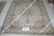 stock wool and silk tabriz persian rugs No.43 factory manufacturer